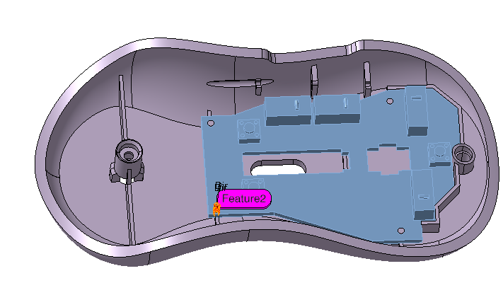 Five Button Mouse Report_UserView_PCB_Hole_Pin_Clearance_Mouse